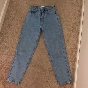 Blue zara mom jeans
